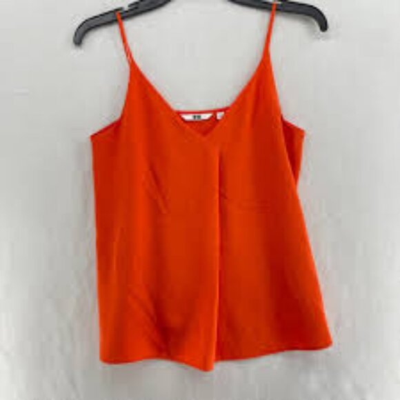 Uniqlo XS Coral Red Drape Camisole XS - Picture 2 of 2